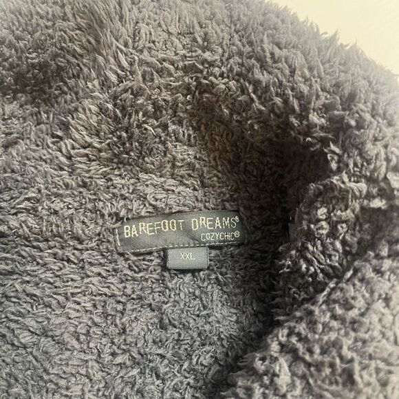 Barefoot Dreams CozyChic Dark Grey Cardigan Sweater Plus Size XXL - Picture 6 of 9